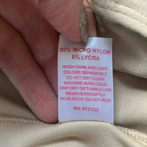 Eurotard Girls Leotard Beige EUC - Picture 3 of 5